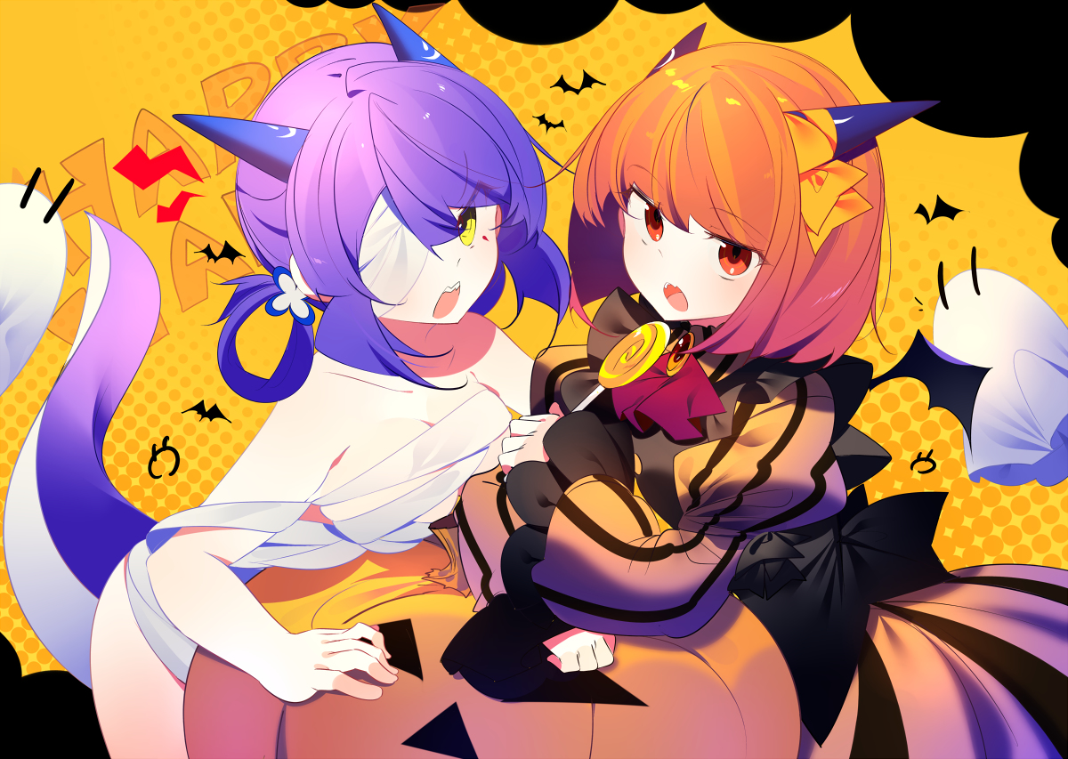 This is a pixiv picture whose title is ハッピーハロウィン.