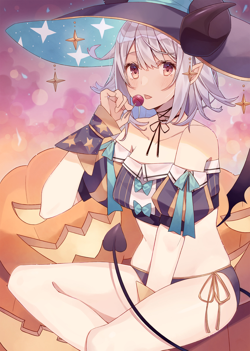 This is a pixiv picture whose title is Happy Halloween.