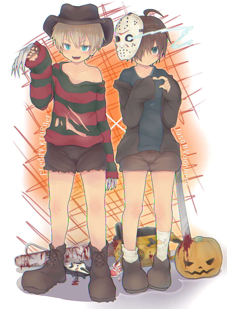 This is a pixiv picture whose title is Happy Halloween♂.