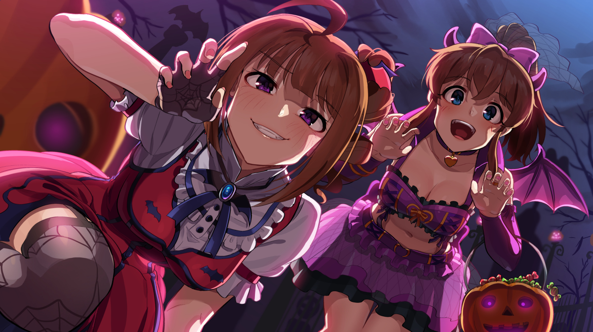 This is a pixiv picture whose title is ハッピーハロウィン.