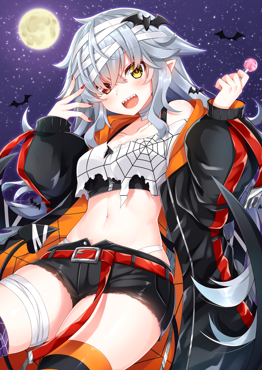 This is a pixiv picture whose title is ハロウィン悪魔ちゃん.