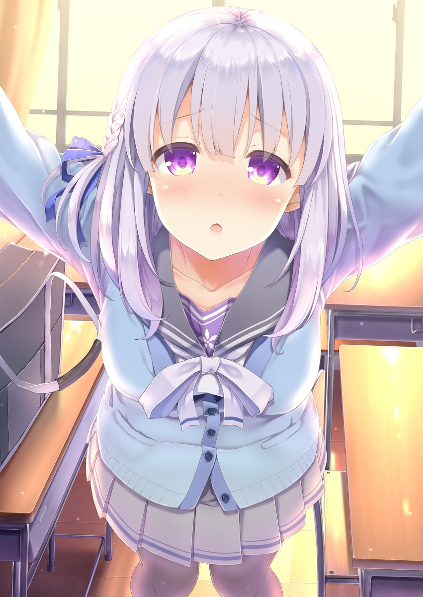 This is a pixiv picture whose title is 君との距離、ぜろ。.