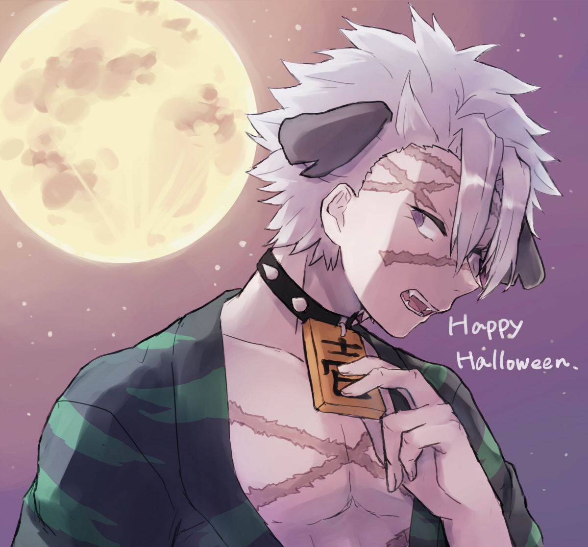 This is a pixiv picture whose title is Happy Halloween.