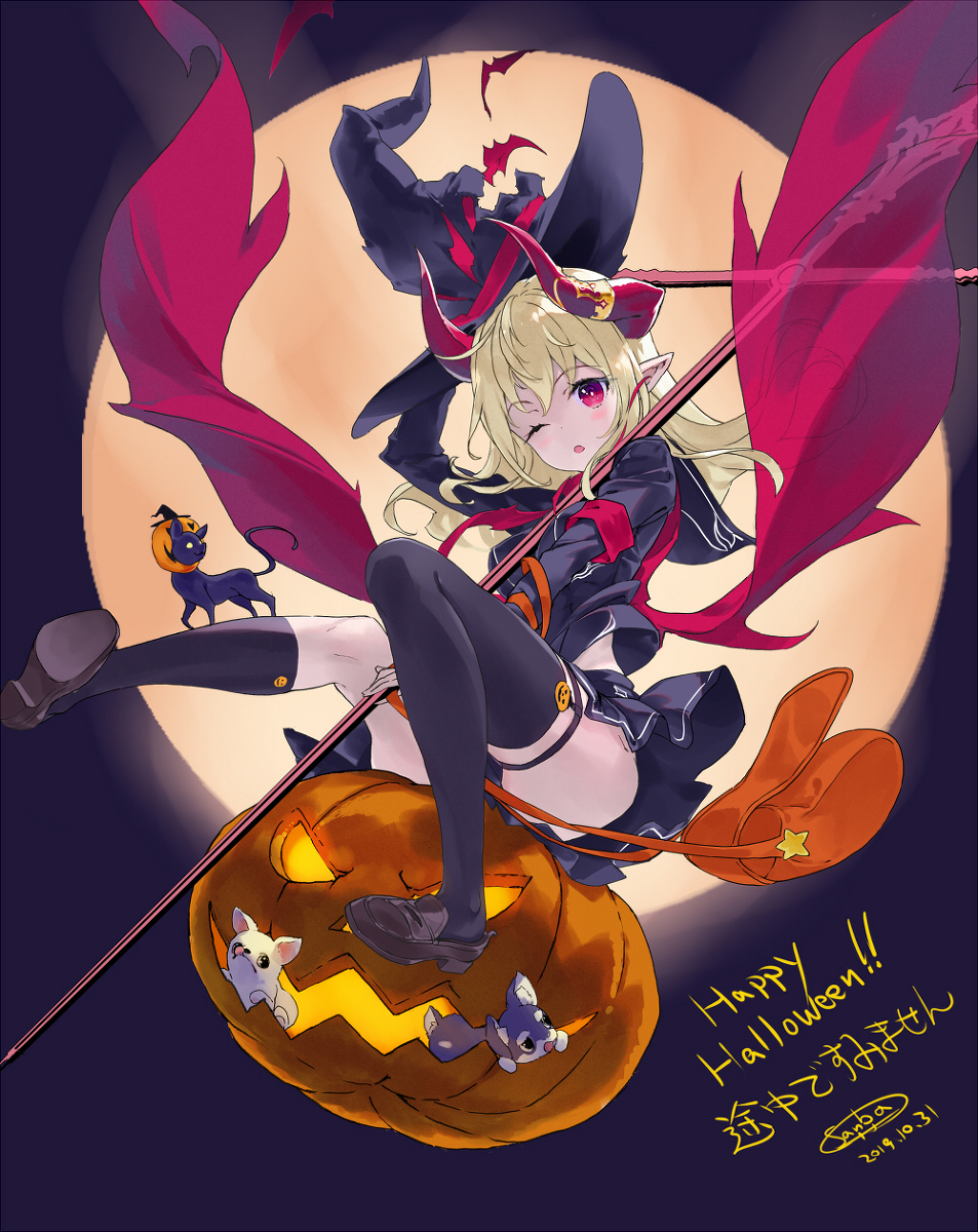 This is a pixiv picture whose title is ハロウィン途中です.