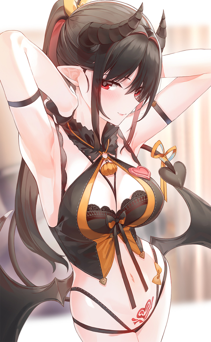 This is a pixiv picture whose title is 🎃.