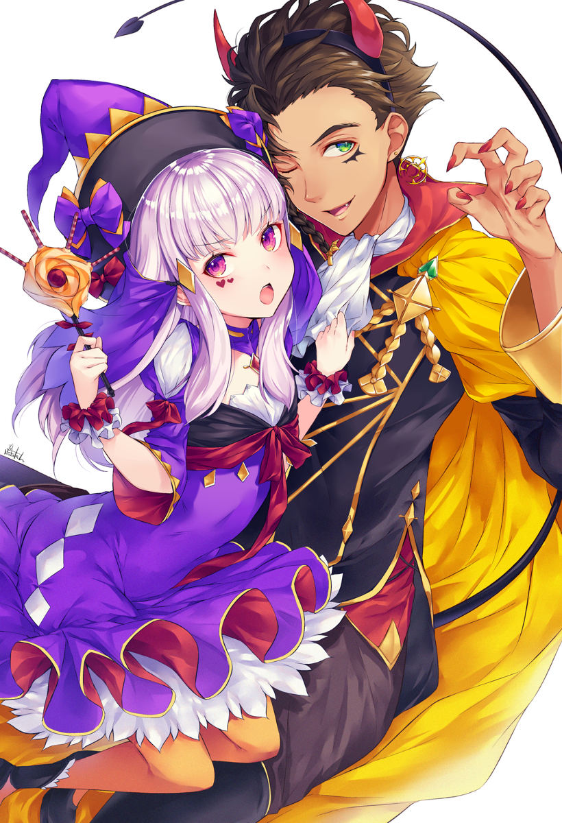 This is a pixiv picture whose title is リシテア「ハロウィンは遊びではありません！！！！！！！！！！！」.