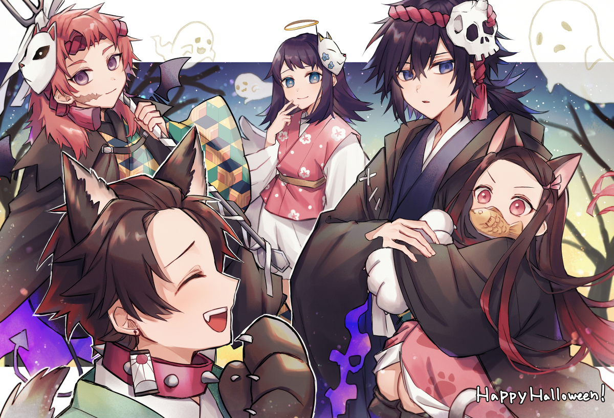 This is a pixiv picture whose title is ハッピーハロウィン.