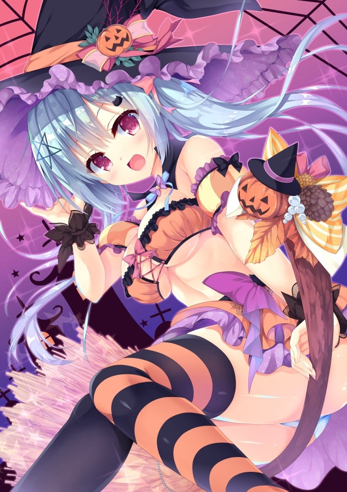 This is a pixiv picture whose title is ハピハロ♪.