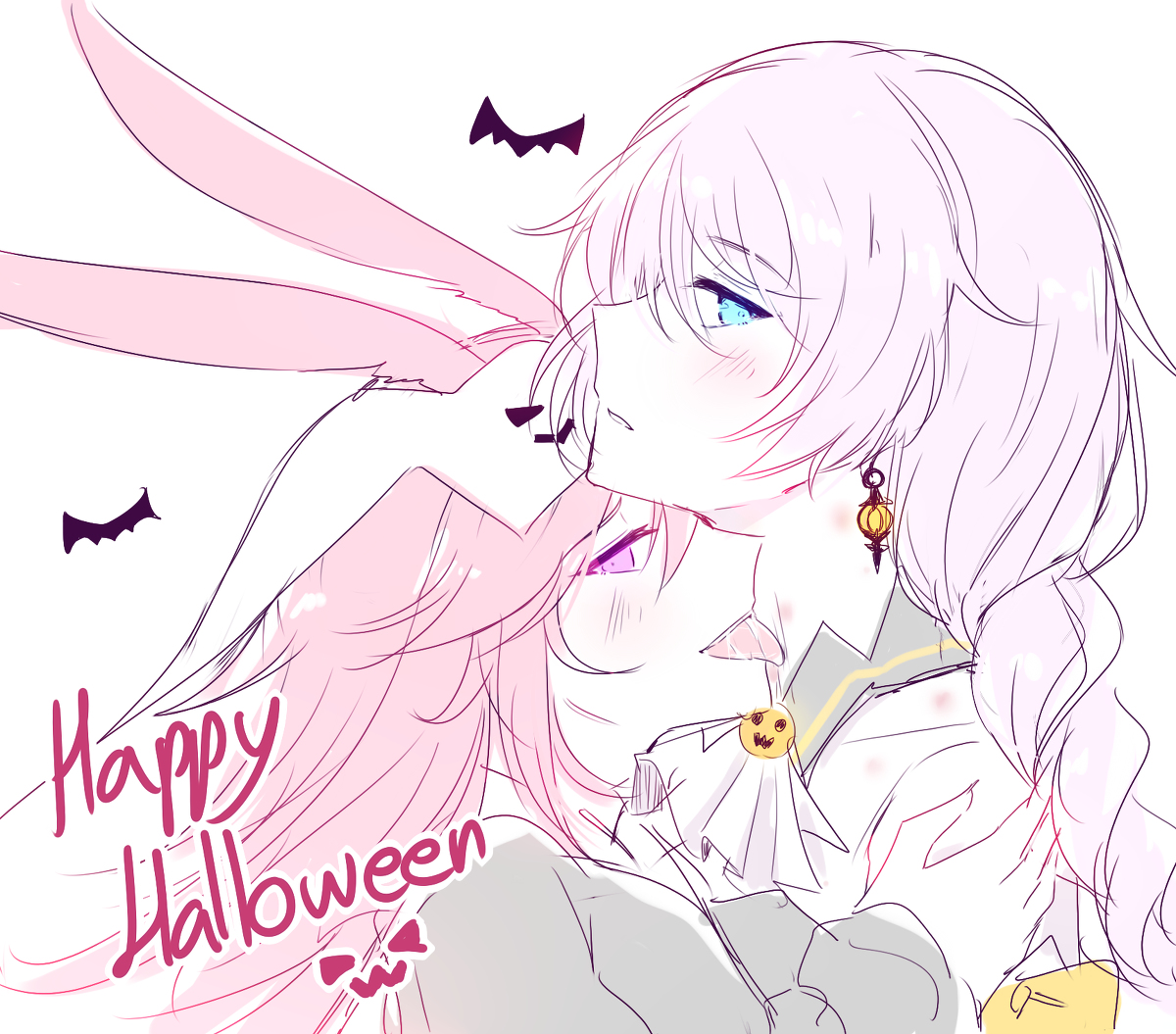 This is a pixiv picture whose title is Halloween 2019.