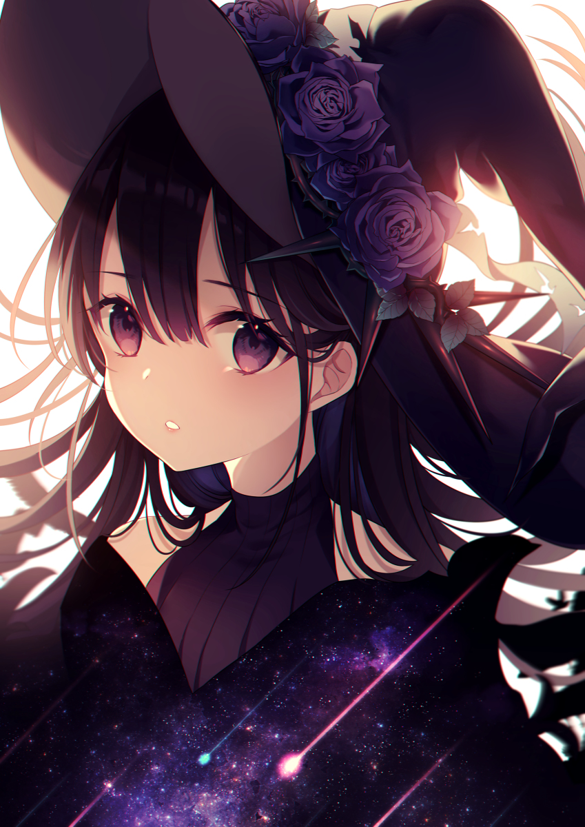 This is a pixiv picture whose title is 魔女.