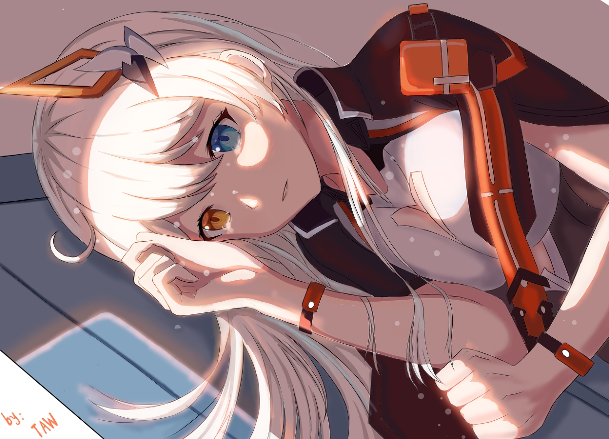 This is a pixiv picture whose title is 曙光.