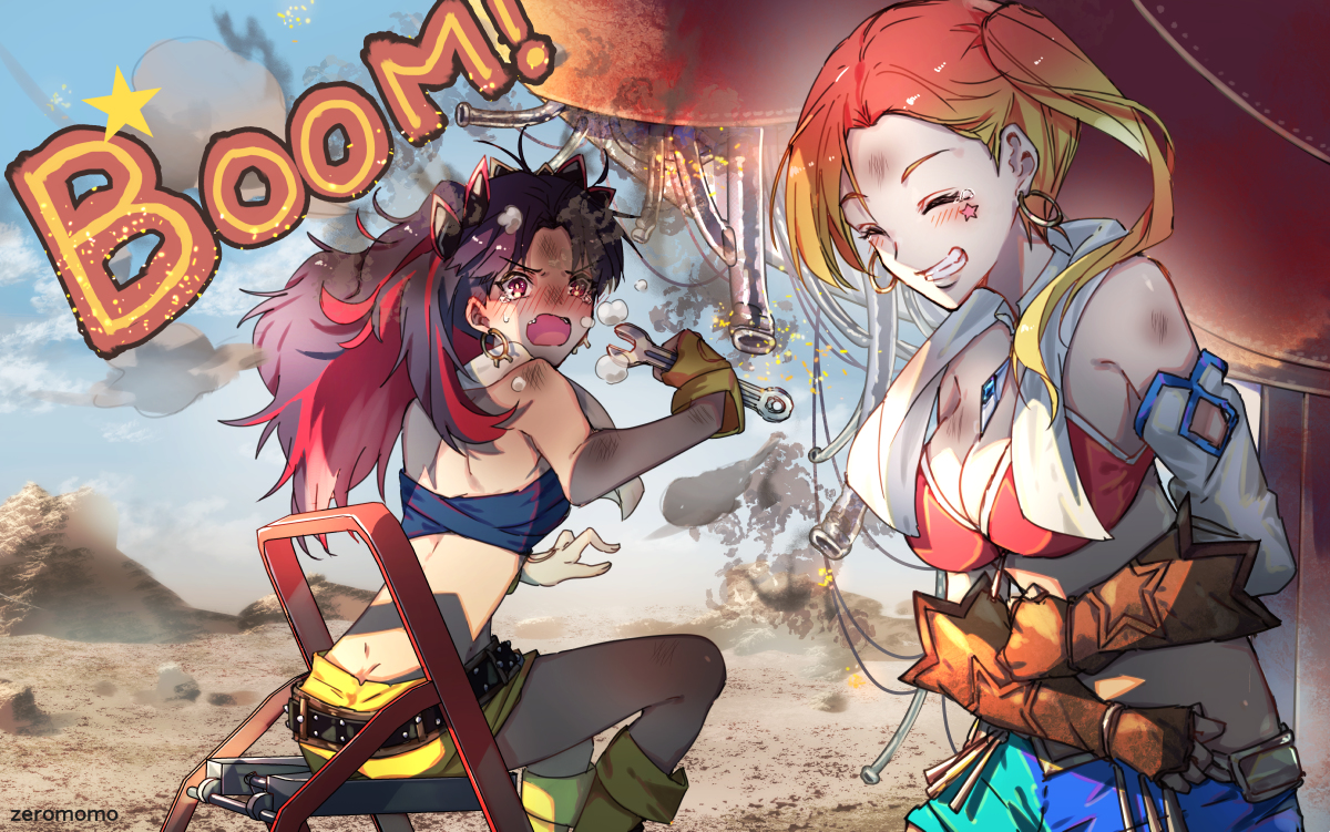This is a pixiv picture whose title is スペース・イシュタルとカラミティ・ジェーン.