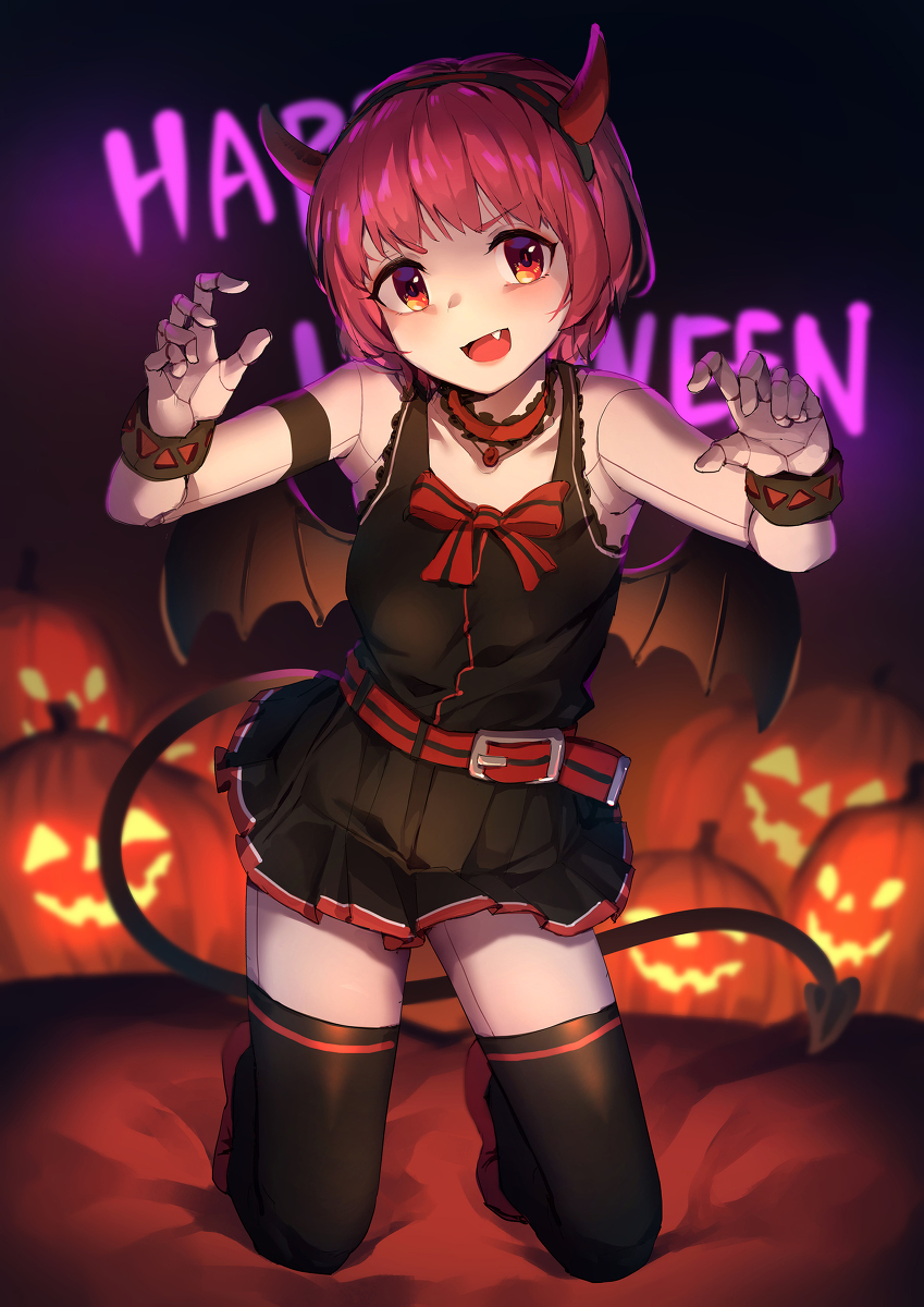 This is a pixiv picture whose title is Happy Halloween.