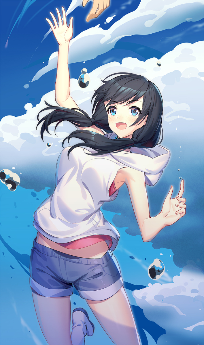 This is a pixiv picture whose title is 天気の子.