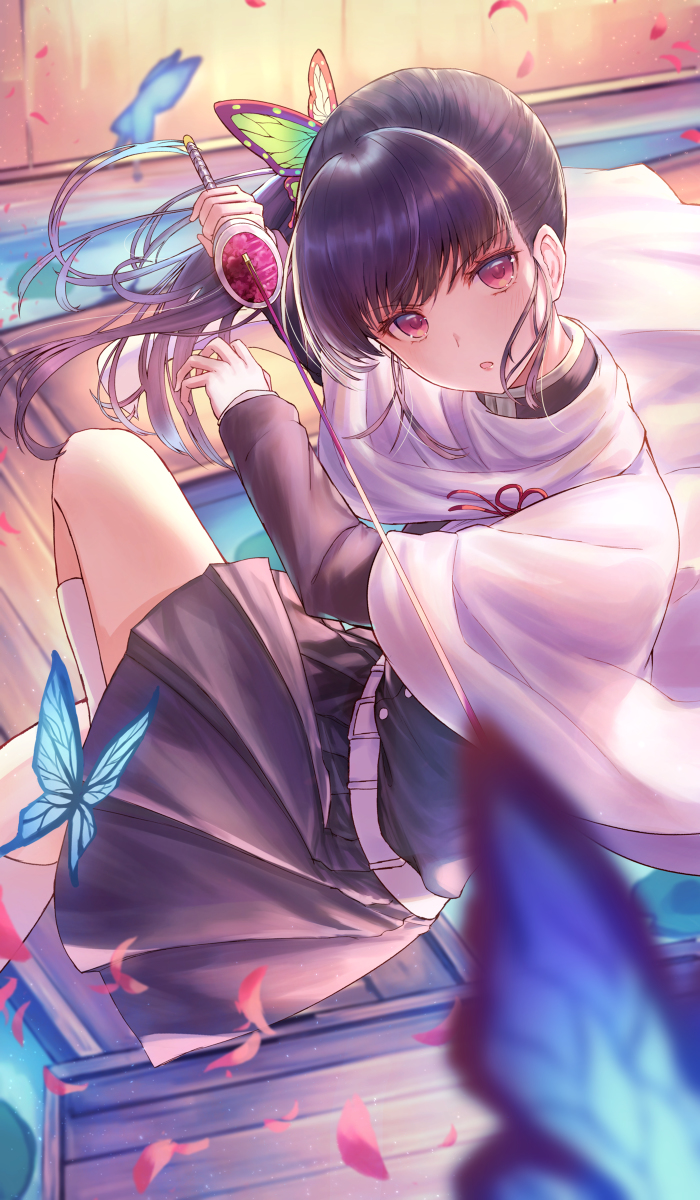 This is a pixiv picture whose title is 栗花落カナヲ.