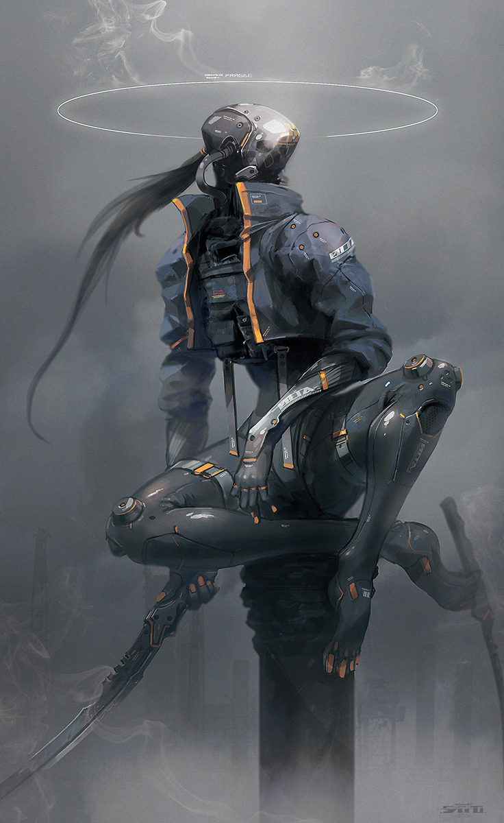 This is a pixiv picture whose title is SHINOBI.