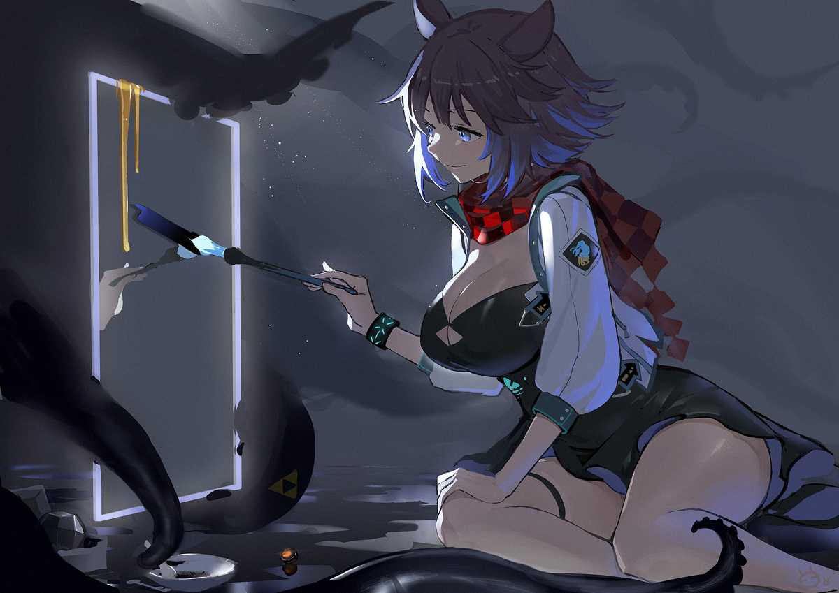 This is a pixiv picture whose title is 深海色.