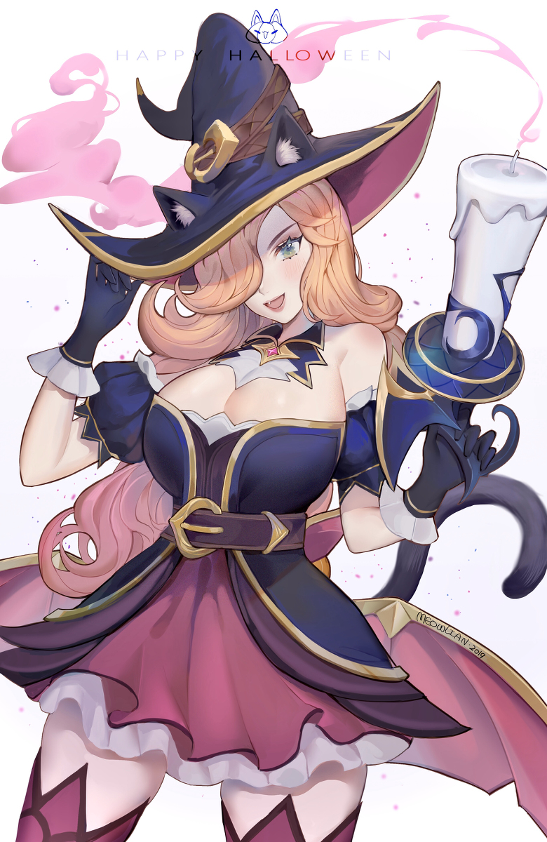 This is a pixiv picture whose title is Halloween Miss Fortune.