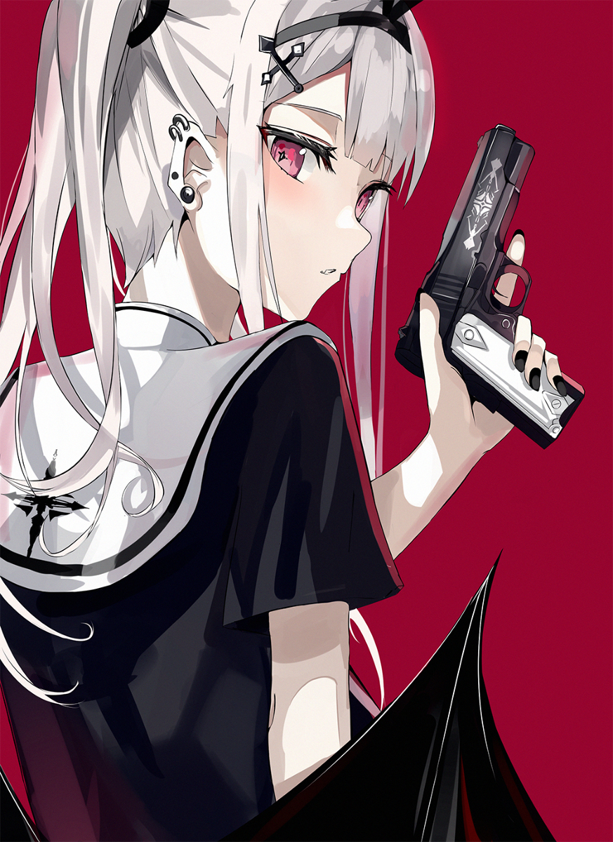 This is a pixiv picture whose title is M1911.