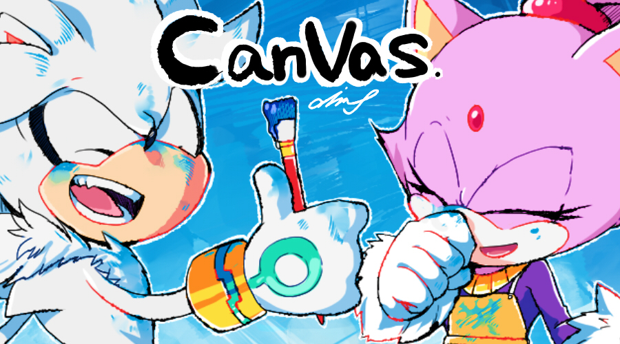 This is a pixiv picture whose title is 【連作】Canvas.