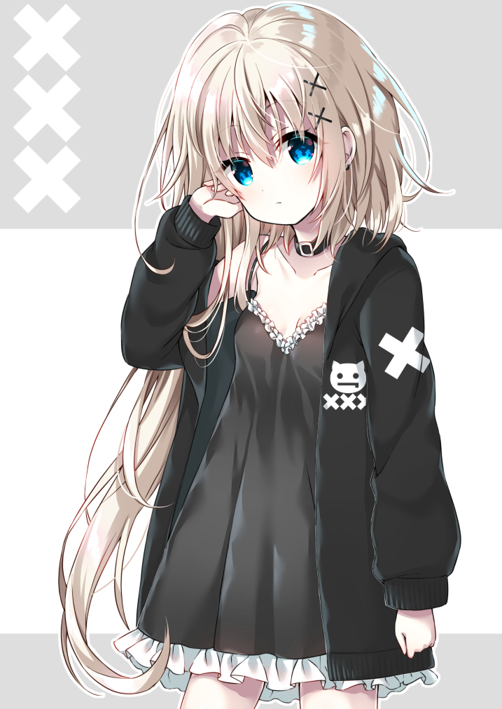 This is a pixiv picture whose title is ひんしねこパーカーティアちゃん.