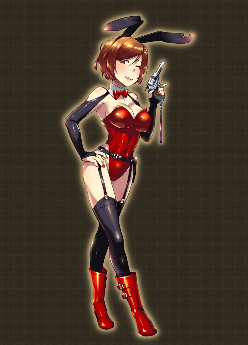 This is a pixiv picture whose title is バニーMEIKO.