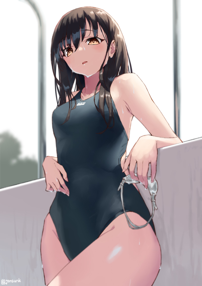 This is a pixiv picture whose title is 「さっきから、なに？」.