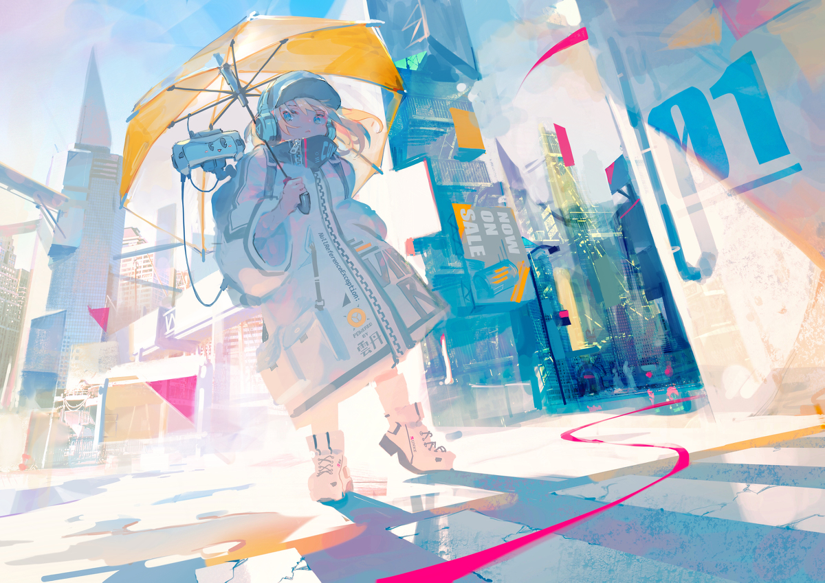 This is a pixiv picture whose title is Petrichor.