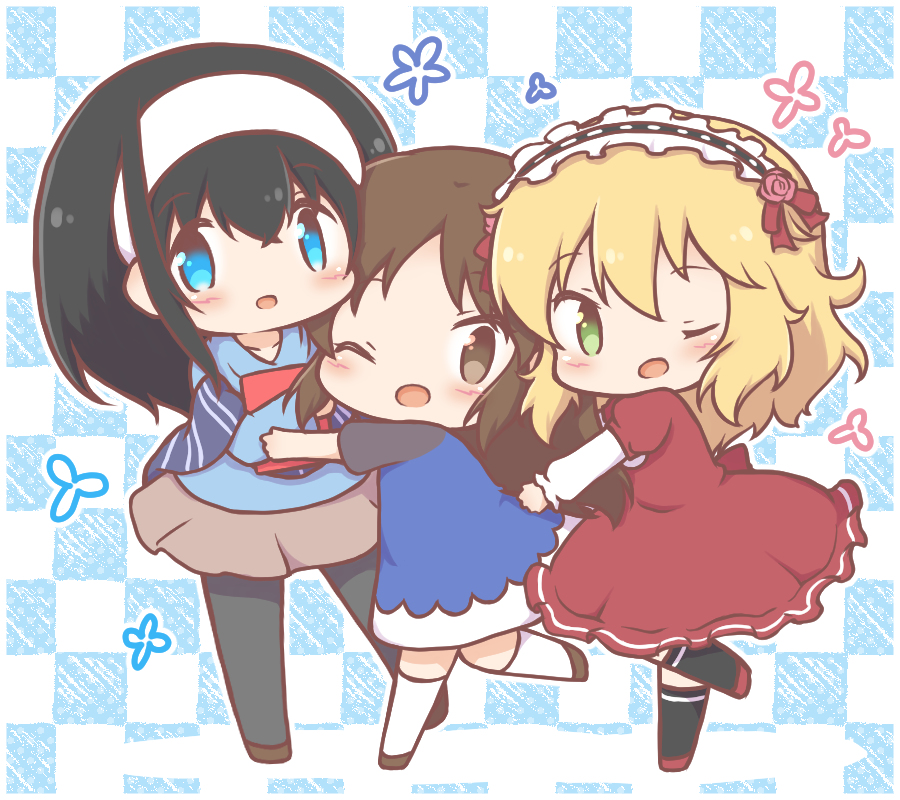 This is a pixiv picture whose title is むぎゅむぎゅイラストまとめ.