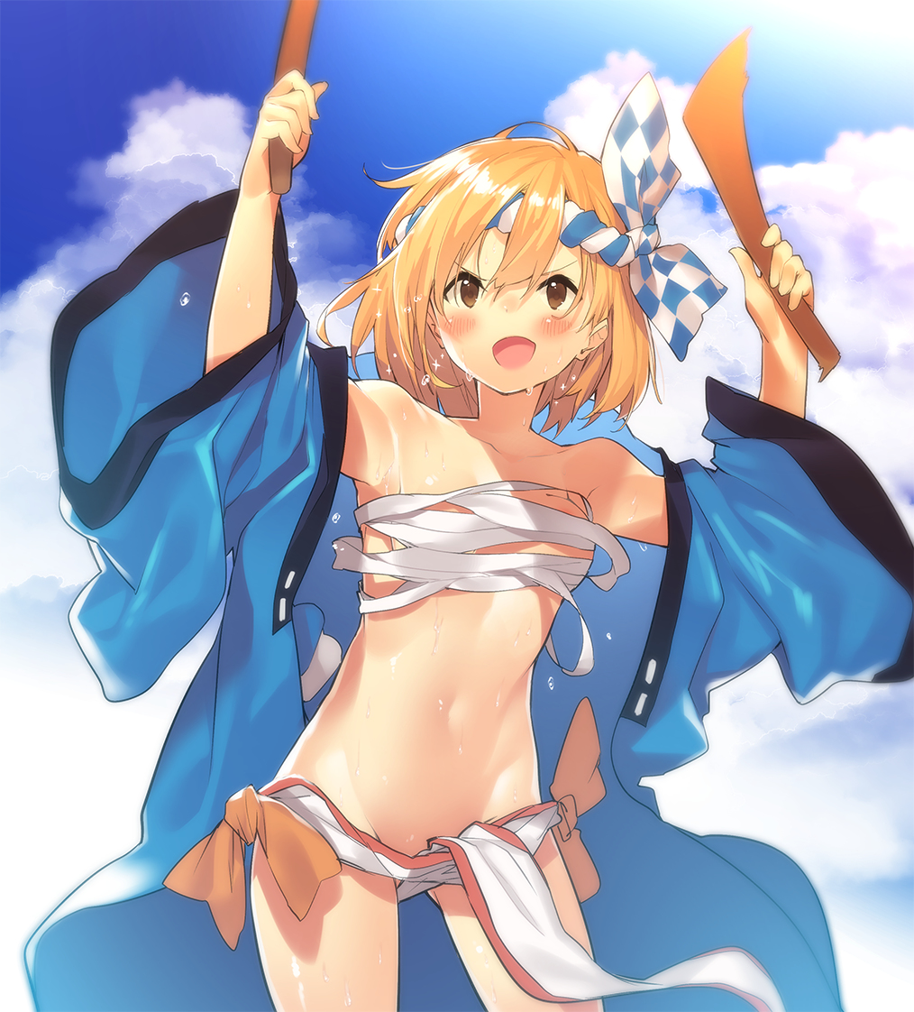 This is a pixiv picture whose title is ソイヤ.