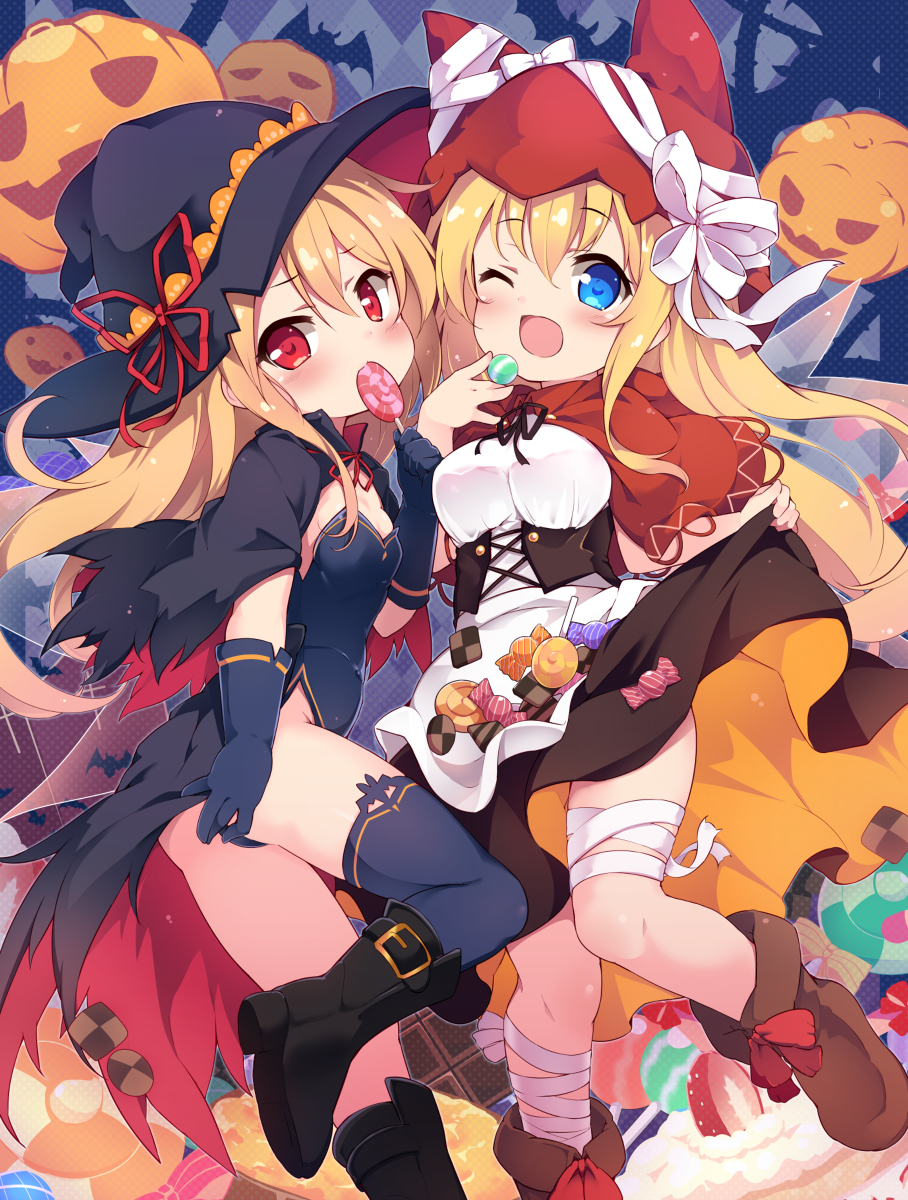 This is a pixiv picture whose title is ハロウィンりりぃ！.