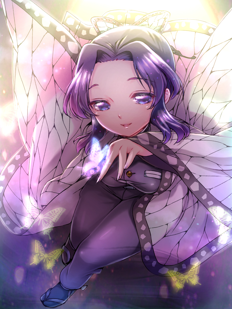 This is a pixiv picture whose title is 胡蝶しのぶ.