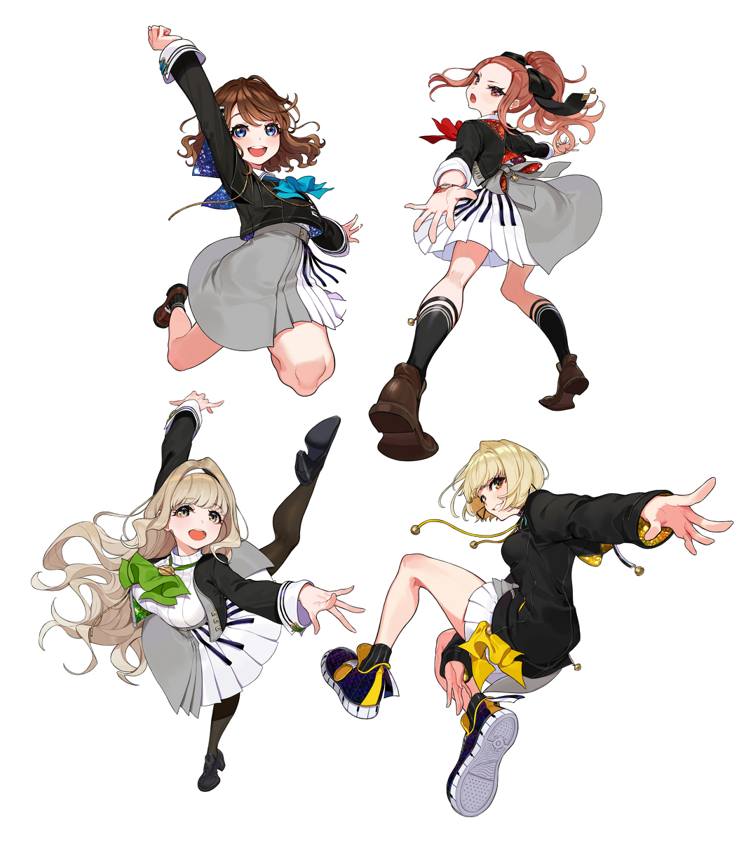 This is a pixiv picture whose title is まりなす(仮)／高校二年生のすがた.