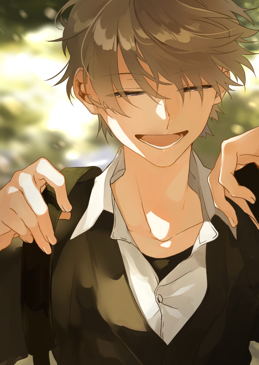 This is a pixiv picture whose title is ちょっと前髪、伸びたかも.