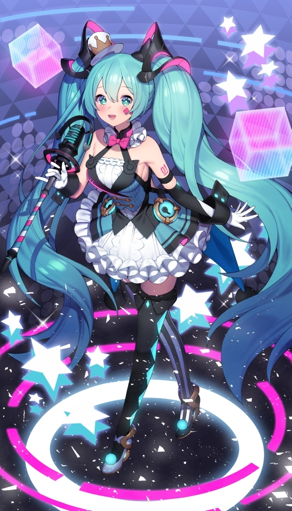 This is a pixiv picture whose title is マジカルミライ.