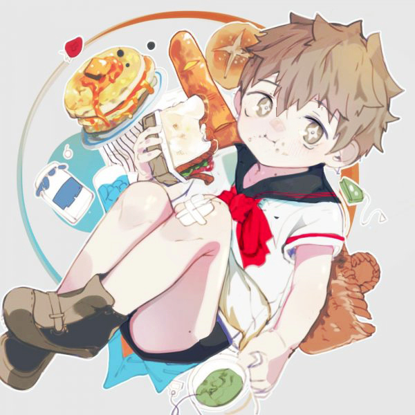 This is a pixiv picture whose title is 人気投票.