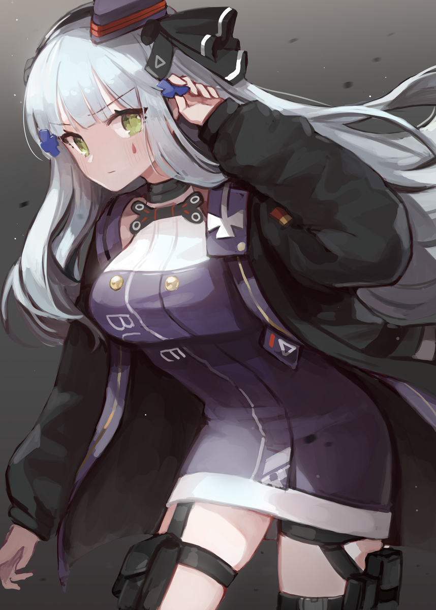 This is a pixiv picture whose title is HK416.