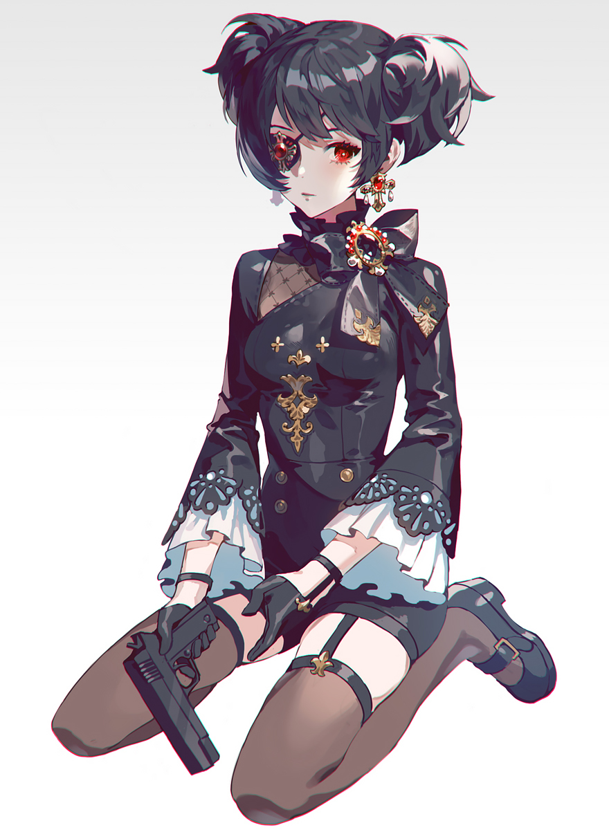 This is a pixiv picture whose title is killer doll.