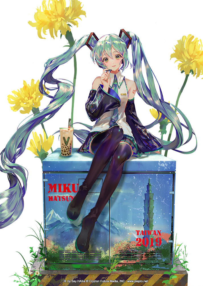 This is a pixiv picture whose title is HATSUNE MIKU EXPO 2019 Taiwan.