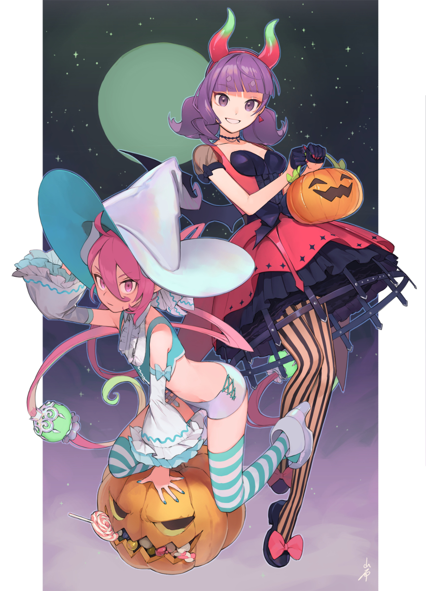 This is a pixiv picture whose title is HALLOWEEN2019.