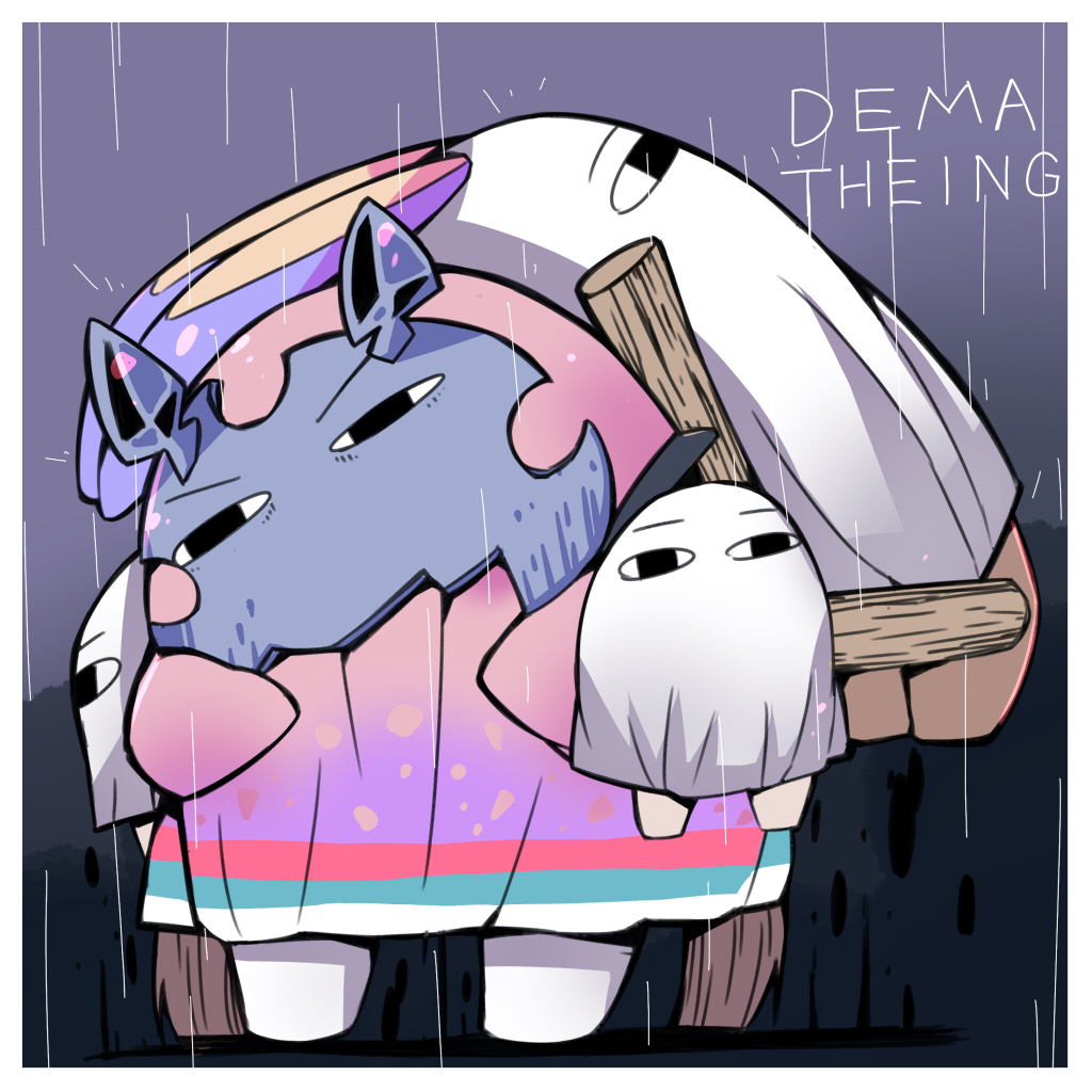 This is a pixiv picture whose title is D E M A T H E I N G.