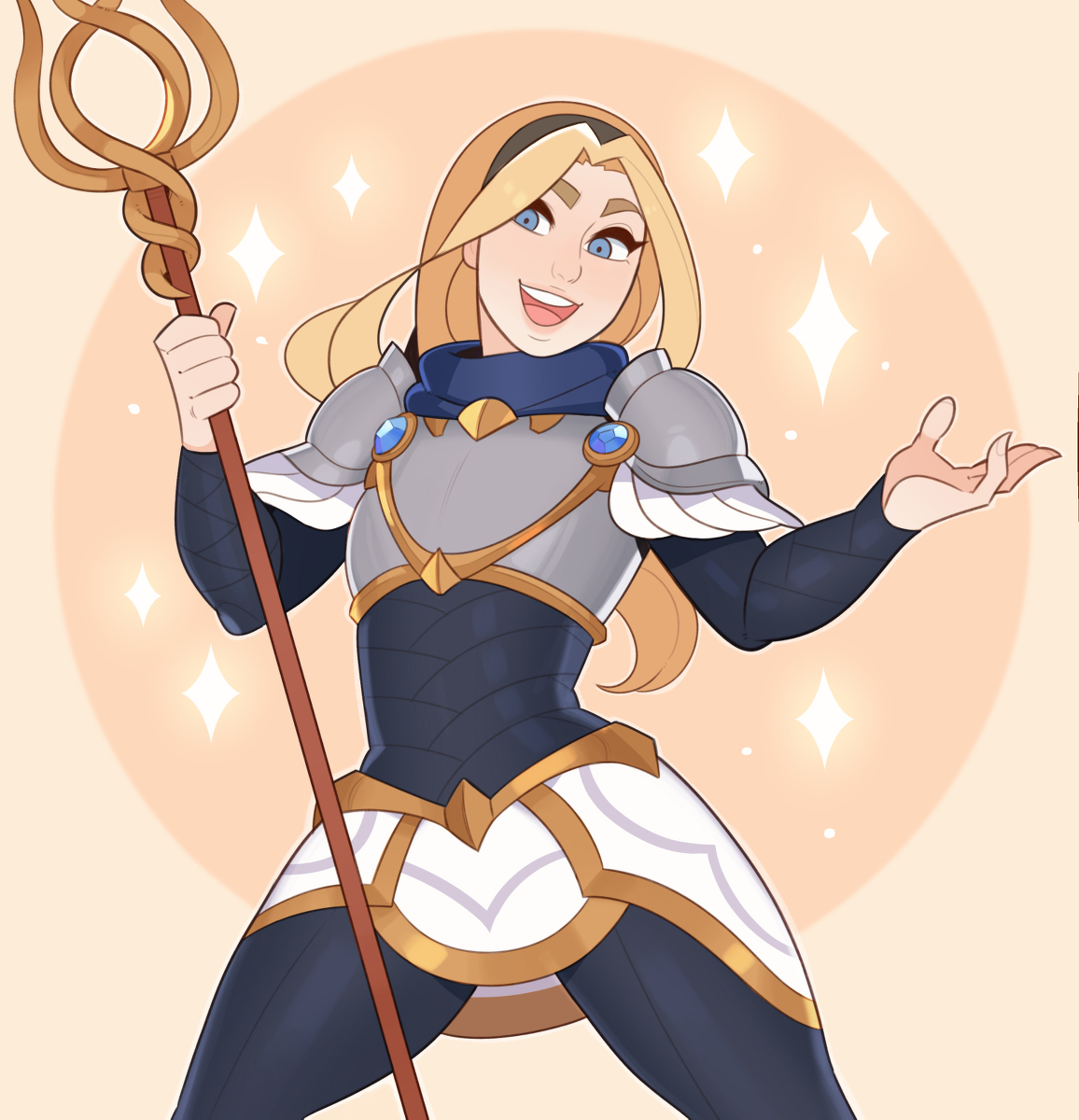 This is a pixiv picture whose title is League of Legends Lux.