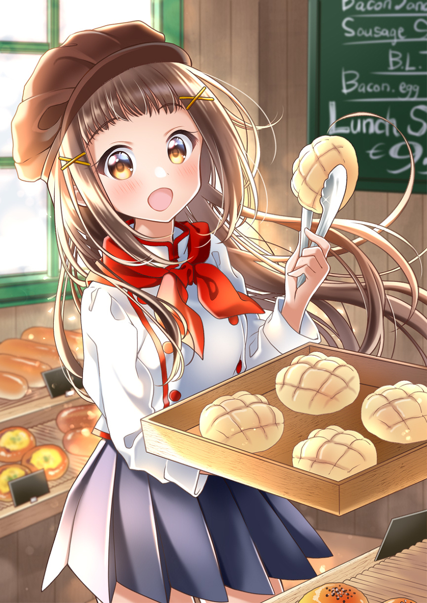 This is a pixiv picture whose title is パン屋さんちの彼女.