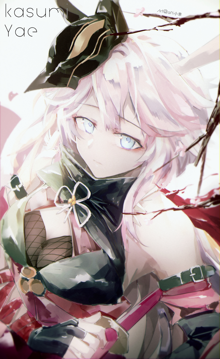 This is a pixiv picture whose title is 八重霞.