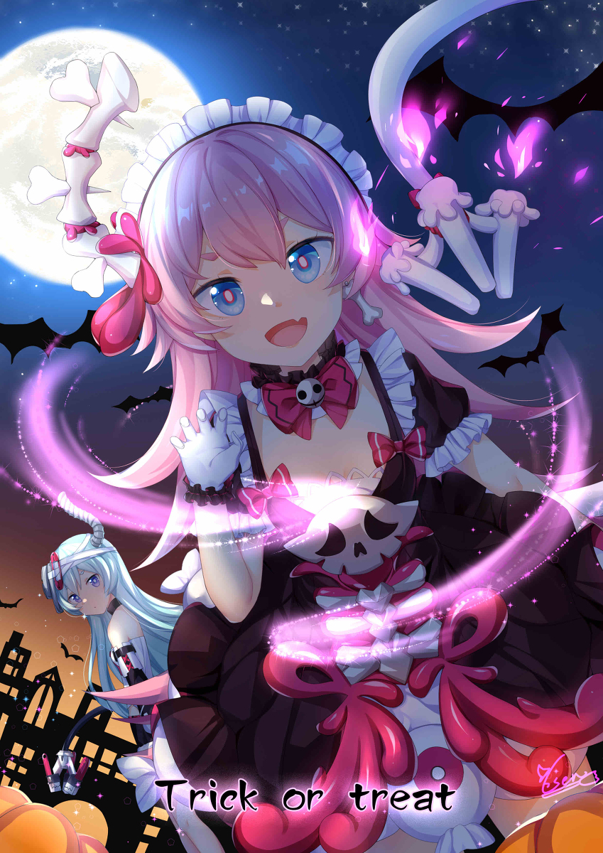 This is a pixiv picture whose title is 双子万圣节.