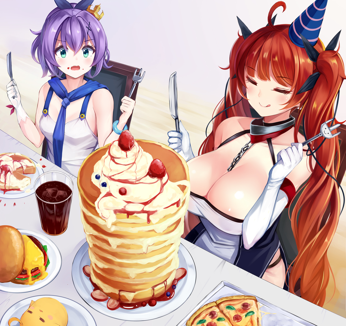 This is a pixiv picture whose title is ホノルルとジャベリン.