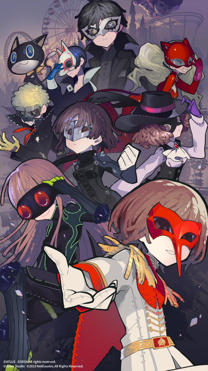 This is a pixiv picture whose title is IdentityV第五人格×ペルソナ5.