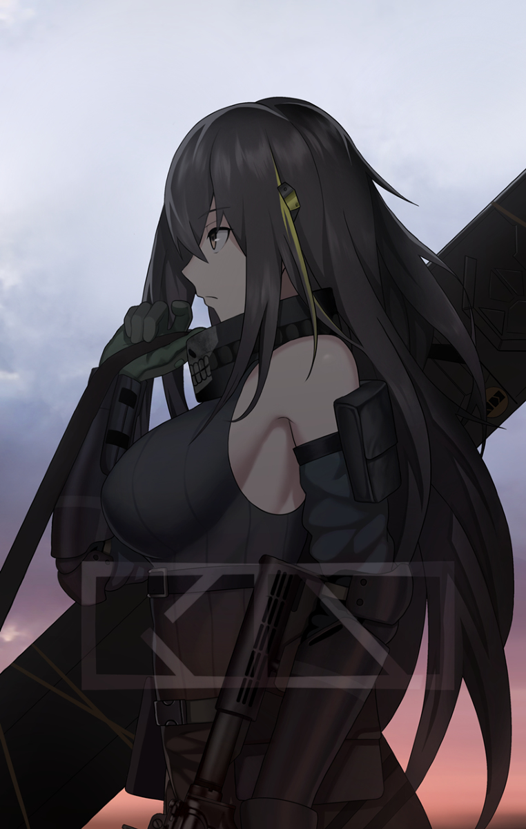 This is a pixiv picture whose title is M4A1.