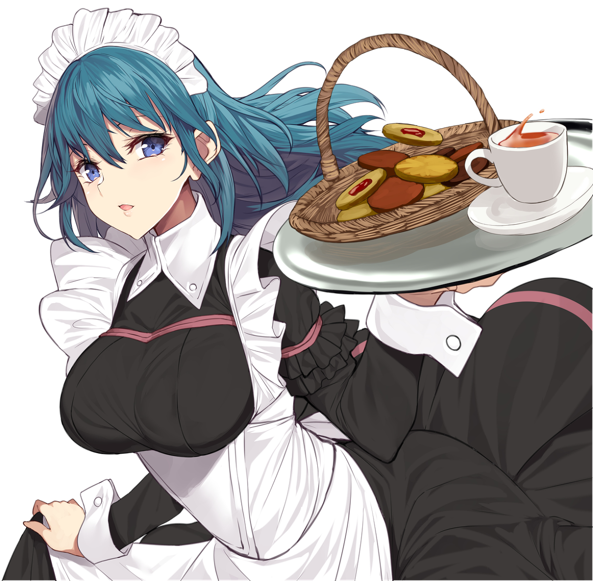 This is a pixiv picture whose title is メイドベレス.
