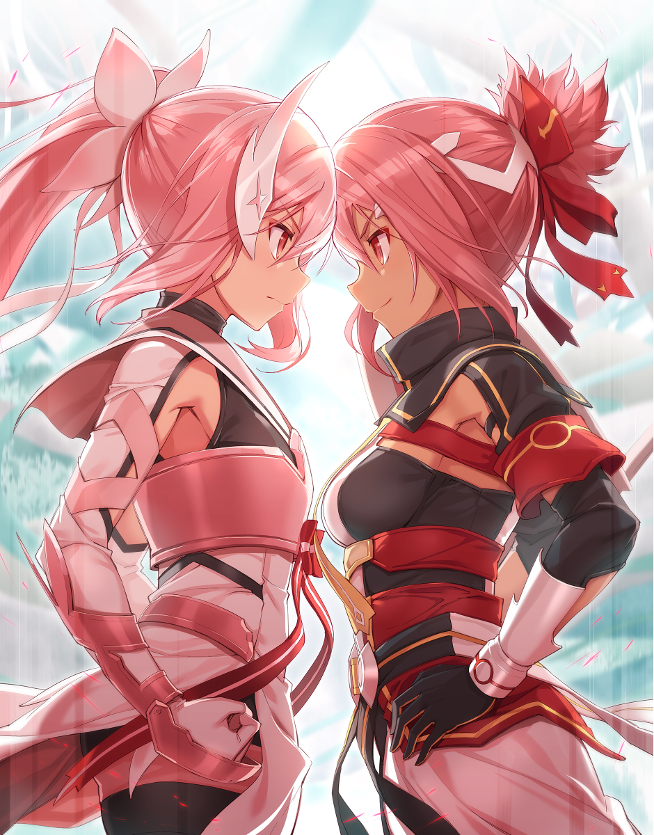 This is a pixiv picture whose title is 友奈×友奈.